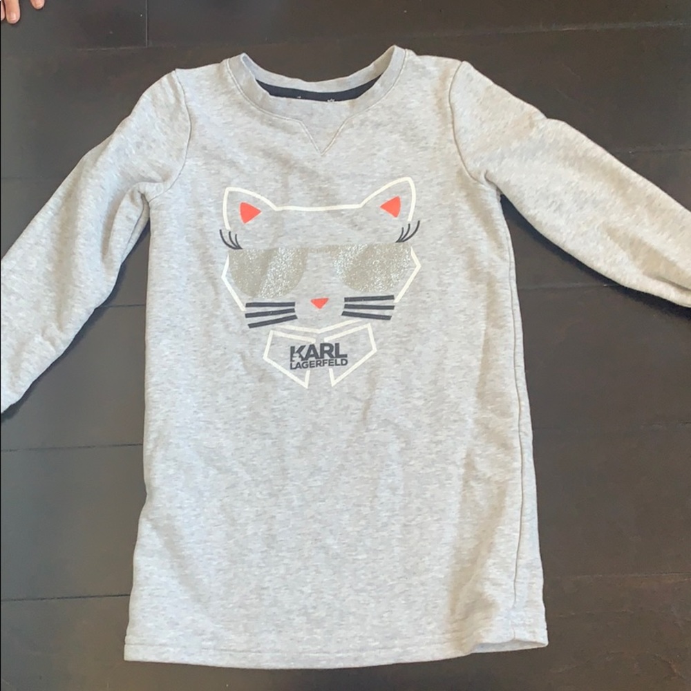 Karl Lagerfeld sweater dress. Authentic